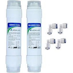 Water Purifier Spare Kit Consisting of Carbon and Sediment Filter Cartridge Compatible with All RO Water Filters-picture-41
