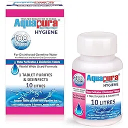 Water Purifier Tablets - 100 Pieces, White-picture-30