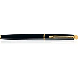 Hemisphere Mars Black GT Medium Nib Fountain Pen-image-1