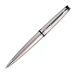 Waterman Expert Blue Ball Pen Bold Chrome Trim Silver Body Color, 9000017149-picture-14