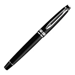 Waterman Expert Blue Roller Ball Pen Fine Chrome Trim Matte Black Body Color, 9000017140-picture-21