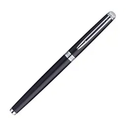 Waterman Hemisphere Chrome Trim Black Fountain Pen Matte Black Body Color, 9000017107-image-15