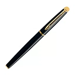 Waterman Hemisphere Gold Trim Black Fountain Pen Mars Black Body Color, 9000017098-image-7