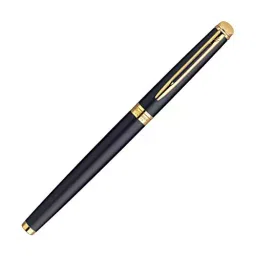 Waterman Hemisphere Gold Trim Black Fountain Pen Matte Black Body Color, 9000017103-image-14