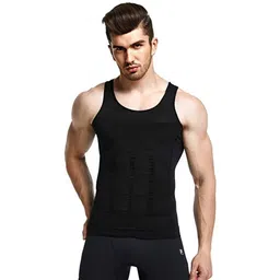 watthick Slim N Lift Slimming Tummy Tucker Body Shaper Vest for Men] Men Vest image 1