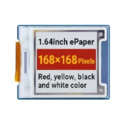 Waveshare 1.64inch square E-Paper Module (G) 168168 Red/Yellow/Black/White-picture-21