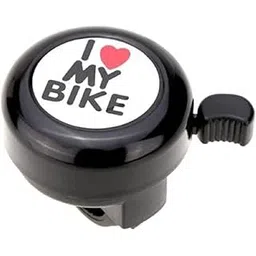 wavva Wavva® Mini Bicycle Bell I Love My Bike Printed Clear Sound Awake Bike Horn Bicycle Accessories Made Up Material. (Black)-picture-32