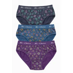 wavy Pack of 3 Women Hipster Multicolor Panty-picture-17