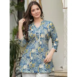 wawlooks Wowlooks women printed embroidered casual straight kurta-picture-24
