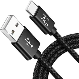 Wayona Type C 65W/3A Nylon Braided Super Fast Charging Data Transfer Cable Compatible for iPhone 15 Series, iPad, Samsung S24, S23, S22, S21, S20 M34, M15 (6 FT Pack of 1, Black)-picture-27