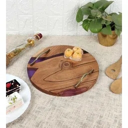 Violet Wood Handcrafted Appetizer Platter-image-21