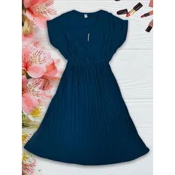 we11 Flared Sleeve Chiffon Fit & Flare Dress-picture-52