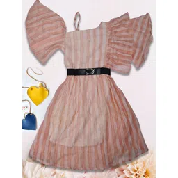 we11 Floral Print Flared Sleeve Chiffon Fit & Flare Dress-picture-51