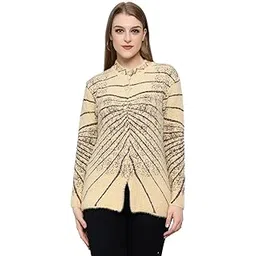 wear lusso Wear lusoo Women's Hair Woolen Winter Cardigan | Stylish V-Neck Full Sleeve Open Front Sweater | Cozy Winterwear for Girls & Ladies-picture-36