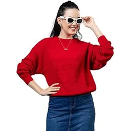 wear lusso Women Pure Wool Pullover Sweater Regular Fit for Winter Wear | Full Sleeve | Stylish Cable Design Sweater Crafted with Modern Clothing for Winter Season-picture-10