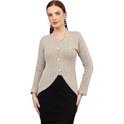 wear lusso Women’s Designer Woolen Cardigan | Elegant Front-Open Button Down Winter Sweater | Stylish Full Sleeve Slim Fit Knitwear for Girls & Ladies-picture-29