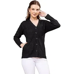 wear lusso Women’s Knit Cardigan – Button-Down V-Neck Sweater with Textured Pattern | Cozy Lightweight Layer for Office, Casual & Travel-picture-20