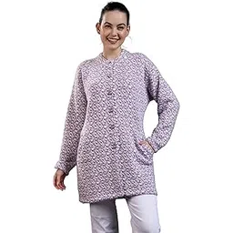 wear lusso Women’s Woolen Long Coat Style Cardigan Sweater | Full Sleeve Buttoned Winterwear | Stylish & Warm Outerwear for Women & Girls-picture-25