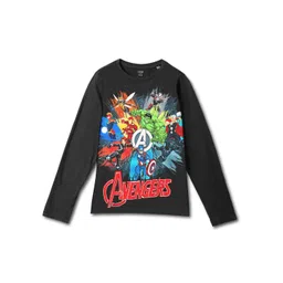 Wear Your Mind Boys Avengers Printed Applique T-shirt-picture-35
