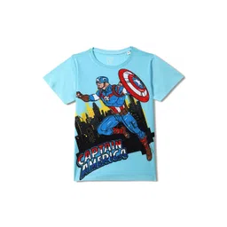 Wear Your Mind Boys Captain America Printed T-shirt-picture-52