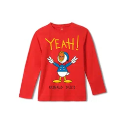 Wear Your Mind Boys Mickey Mouse Printed Pure Cotton Applique T-shirt-picture-33