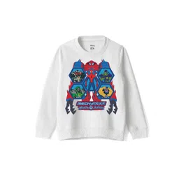 Wear Your Mind Boys Printed Pullover Sweatshirt-picture-53