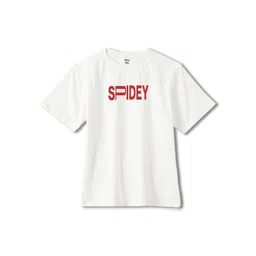 Wear Your Mind Boys Spider-Man Graphic Printed Round Neck Cotton Oversized T-shirt-picture-17