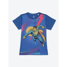 Wear Your Mind Boys Superman Printed Round Neck T-shirt-picture-17