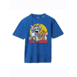 Wear Your Mind Boys Tom & Jerry Printed Pure Cotton Oversized T-shirt-picture-30