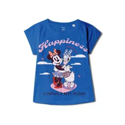 Wear Your Mind Girls Mickey Mouse Printed Top-picture-44