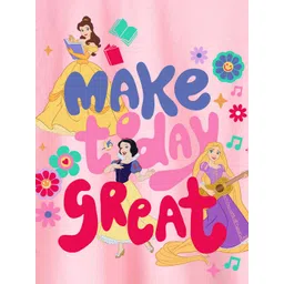 Wear Your Mind Girls Printed Pure Cotton Boxy T-shirt image 3