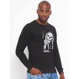 Wear Your Mind Men Cotton Printed Sweatshirt image 3