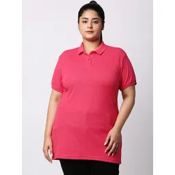 Wear Your Opinion Plus Size Polo Collar Cotton T-shirt-picture-26