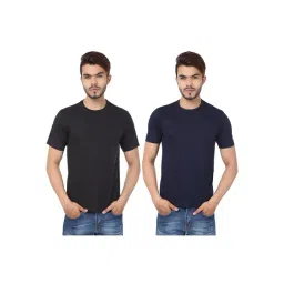 Weardo Black & Navy Cotton T-Shirt-picture-21