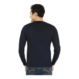 Weardo Black & Navy Cotton T-Shirt image 2