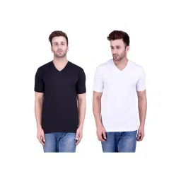 Weardo Black & White Cotton T-Shirt-picture-22