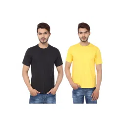 Weardo Black & Yellow Cotton T-Shirt-picture-12