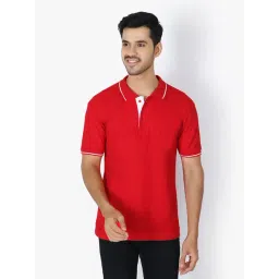 Weardo Red Regular Fit Polo T-Shirt-picture-48