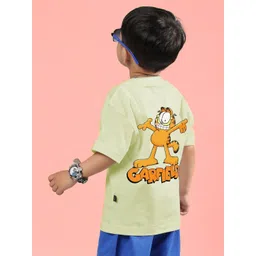 WEARDUDS Infant Kids Printed Drop-Shoulder Sleeves Pure Cotton Relaxed Fit Tshirt-picture-52