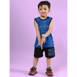 WEARDUDS Kids Pure Cotton Printed T-shirt And Shorts-picture-53