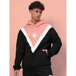 WEARDUDS Men Colourblocked Hooded Sweatshirt-picture-27