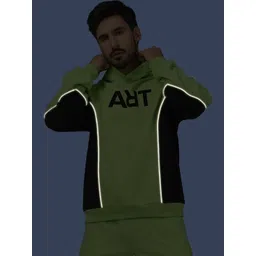 WEARDUDS Men Colourblocked Hooded Sweatshirt-picture-42