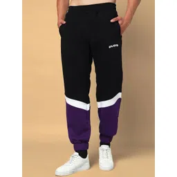 WEARDUDS Men Colourblocked Relaxed Fit Mid Rise Jogger-picture-20