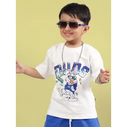 WEARDUDS Unisex Graphic Printed Round Neck Pure Cotton Relaxed Fit T-shirt-picture-58