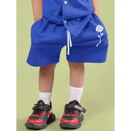 WEARDUDS Unisex Kid's Graphic Printed Mid Rise Shorts-picture-40