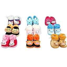 AntiSkid Booties For Baby Boys And Baby Girls 3-12 months (Colors And Designs May Vary)-image-48