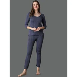 Wearslim Striped Cotton Thermal Set-picture-40