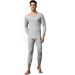 Wearslim Striped Ultra-Warm Cotton Thermal Set-picture-42