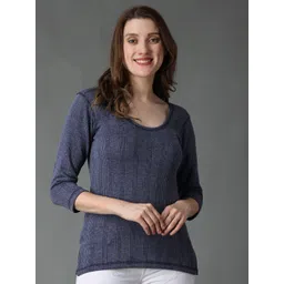 Wearslim Women Cotton Ribbed Thermal Tops-picture-10