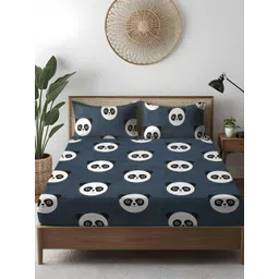 WEAVE AND DECOR Grey Microfiber 300 TC Queen Bedsheet with 2 Pillow Covers72"x72"-picture-20